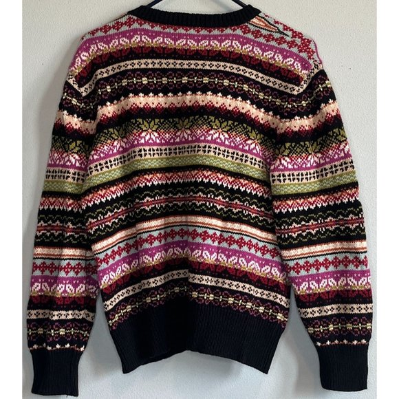 Vintage Multicolor Patterned Cardigan Tiara International - Picture 2 of 9